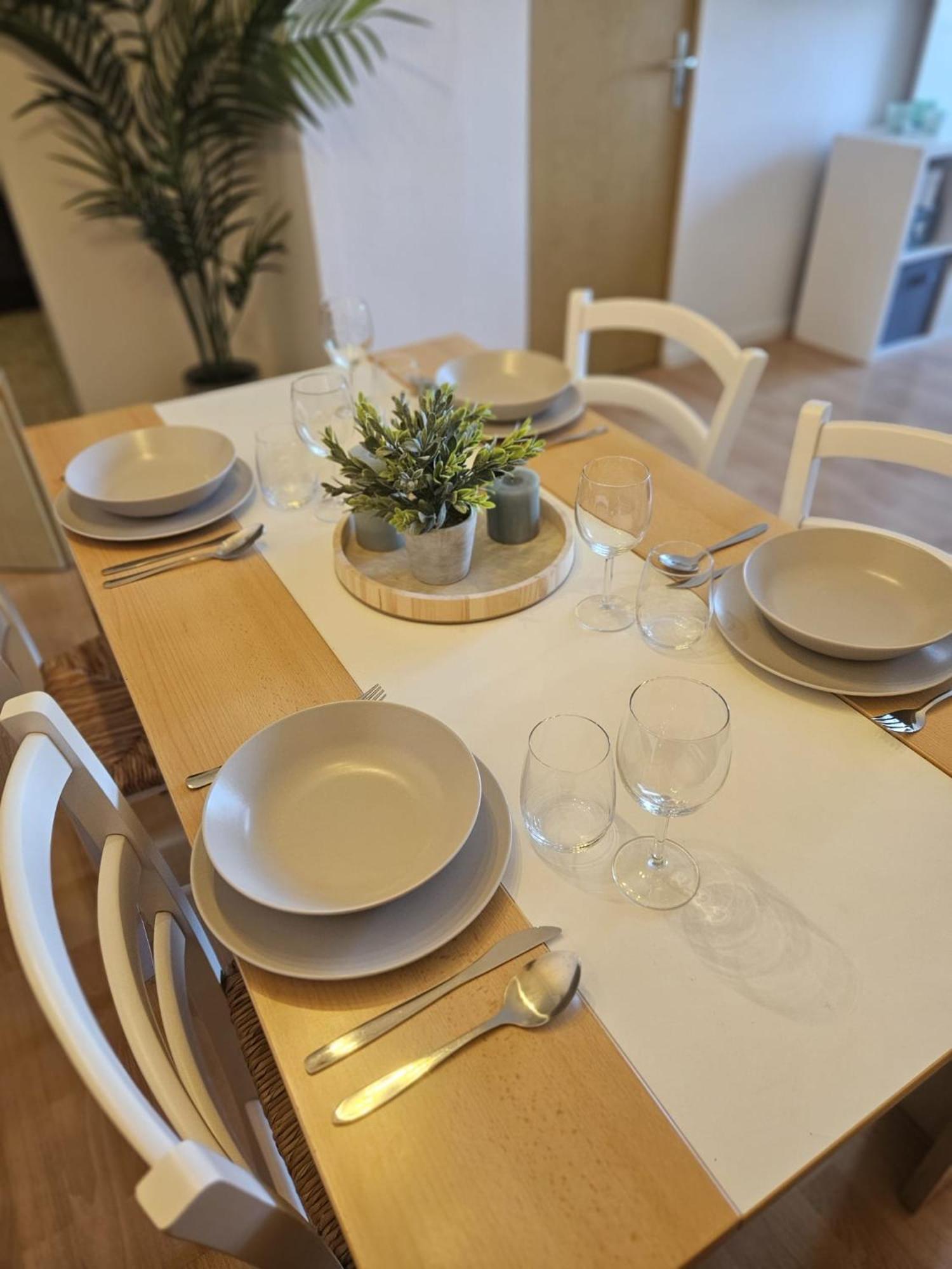 Schoene Ferienwohnung Ueber Den Daechern Von Plauen Exterior foto